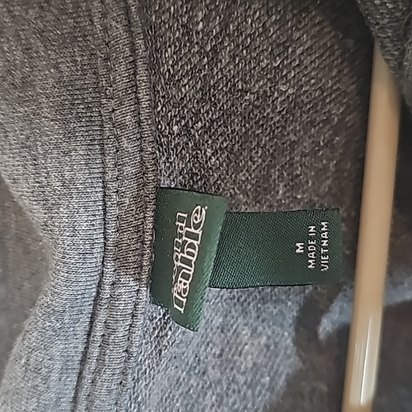 Wild Fable Gray Cropped Polo Collar 2 Button Lightweight Sweatshirt Size M - Picture 2 of 6